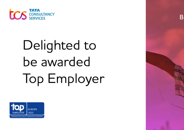 Tata Consultancy Services utsett till en Top Employer i Sverige för 2022