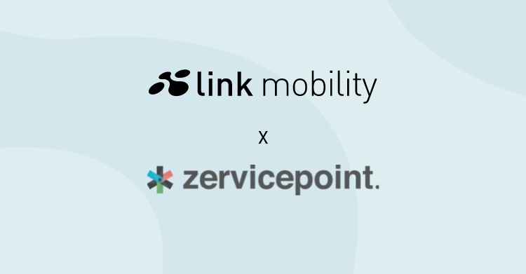 Zervicepoint boostar plattformen med SMS från LINK Mobility