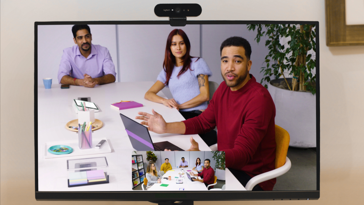 Förbättrade hybridmöten med Logitech RightSight 2 för deltagare på distans