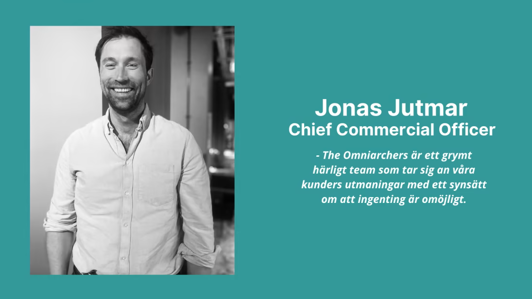Jonas Jutmar är ny CCO på e-handelsbyrån Omniarch