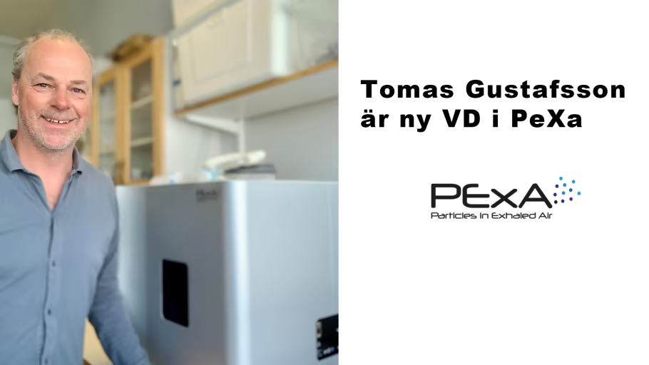 Tomas Gustafsson är ny Verkställande Direktör i PExA