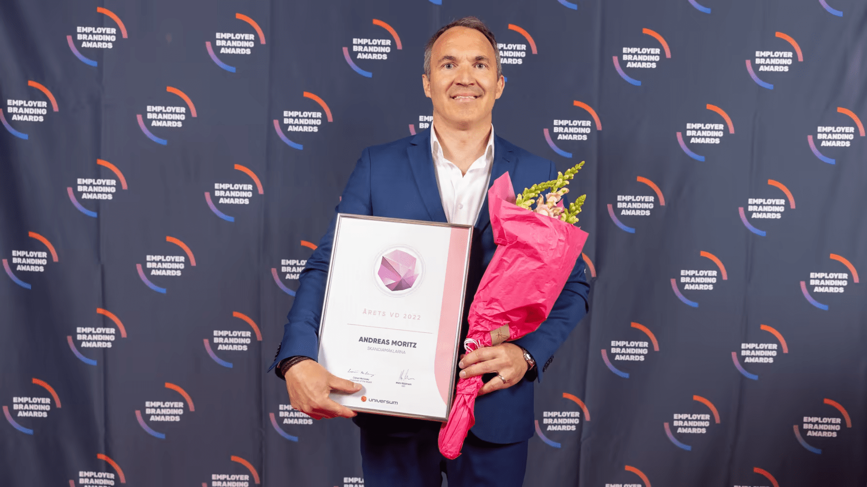 Andreas Moritz har fått utmärkelsen – Årets VD inom Employer Branding