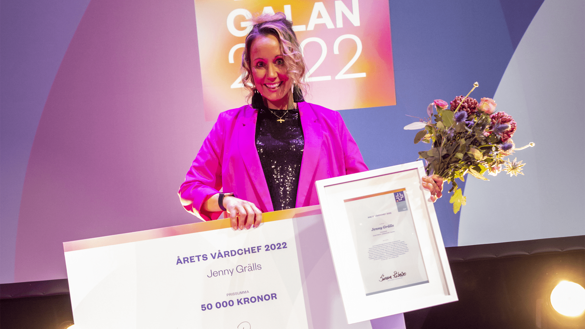 Jenny Grälls på Ersta Juliahemmet är Årets vårdchef 2022
