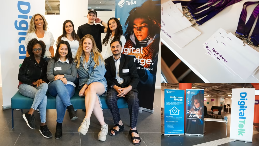 DigitalTolk och Telia samarbetar för att främja digital inkludering bland nyanlända i Sverige