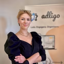 Sex snabba frågor till Alice Holmgren, operativ chef för det svenska techbolaget Adligo