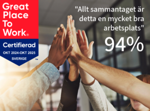 Great Place to Work för sjätte året i rad!