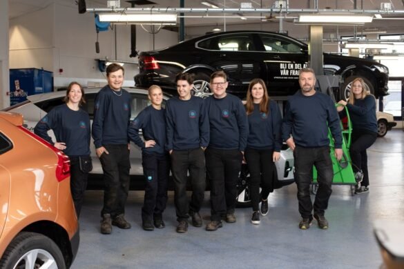 Jacobsskolan i Hässleholm firar certifiering som Motorbranschcollege onsdag den 5 februari