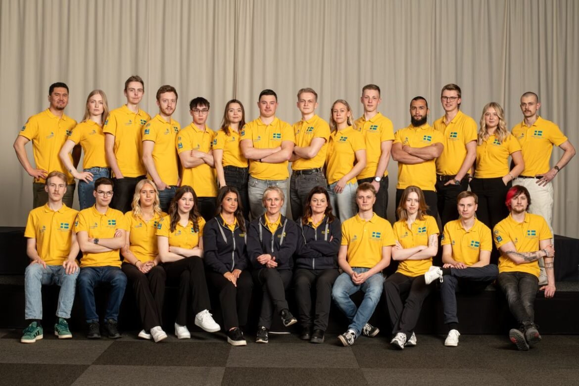 De representerar Sverige under Yrkes-EM i Herning