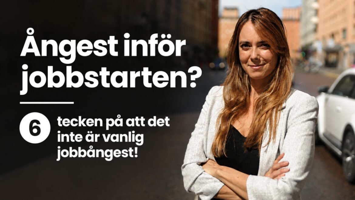 Ångest inför jobbstarten? 6 tecken på att det inte är vanlig jobbångest!