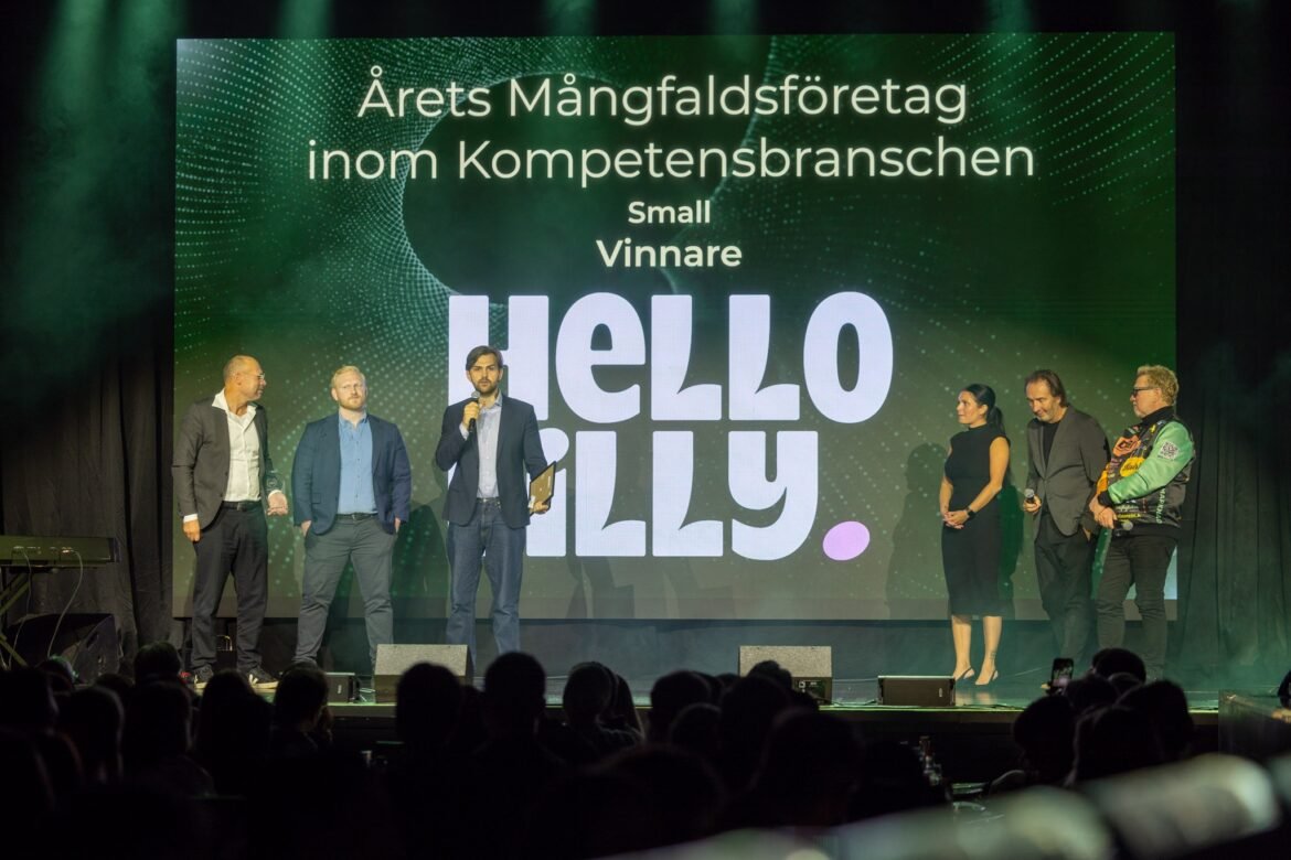 HelloLilly vinner Årets mångaldsföretag på Inclusion Awards